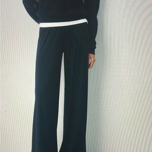 Babaton aritzia linear pantsBlack Wide-Leg small